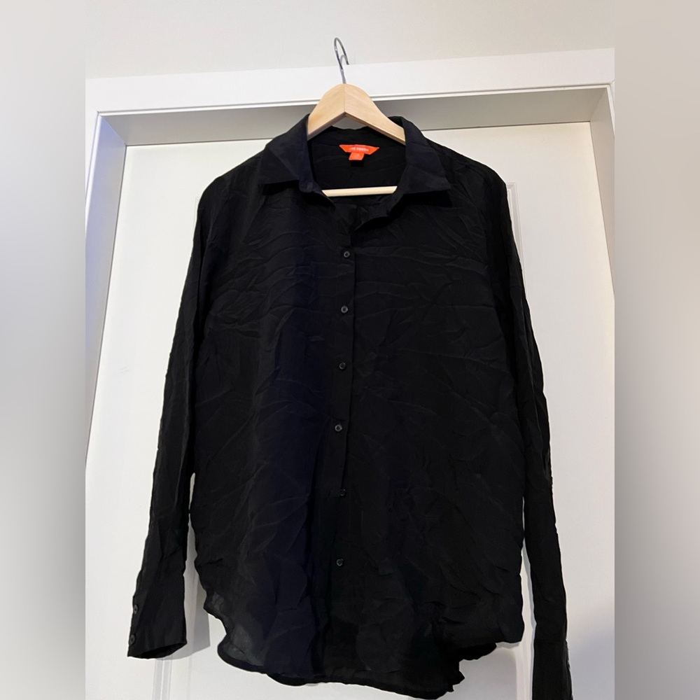 ‼️SALE‼️ Soft black, semi-sheer blouse